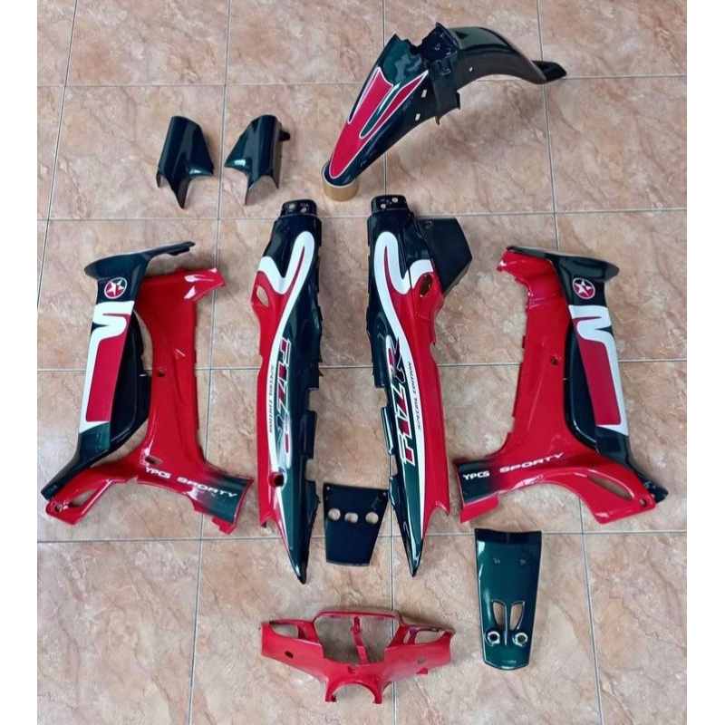 Body Fizr F1zr Caltek Cover Body Fizr F1zr Hijau Merah Full Set Halus Yamaha Fizr F1zr Hijau Merah C