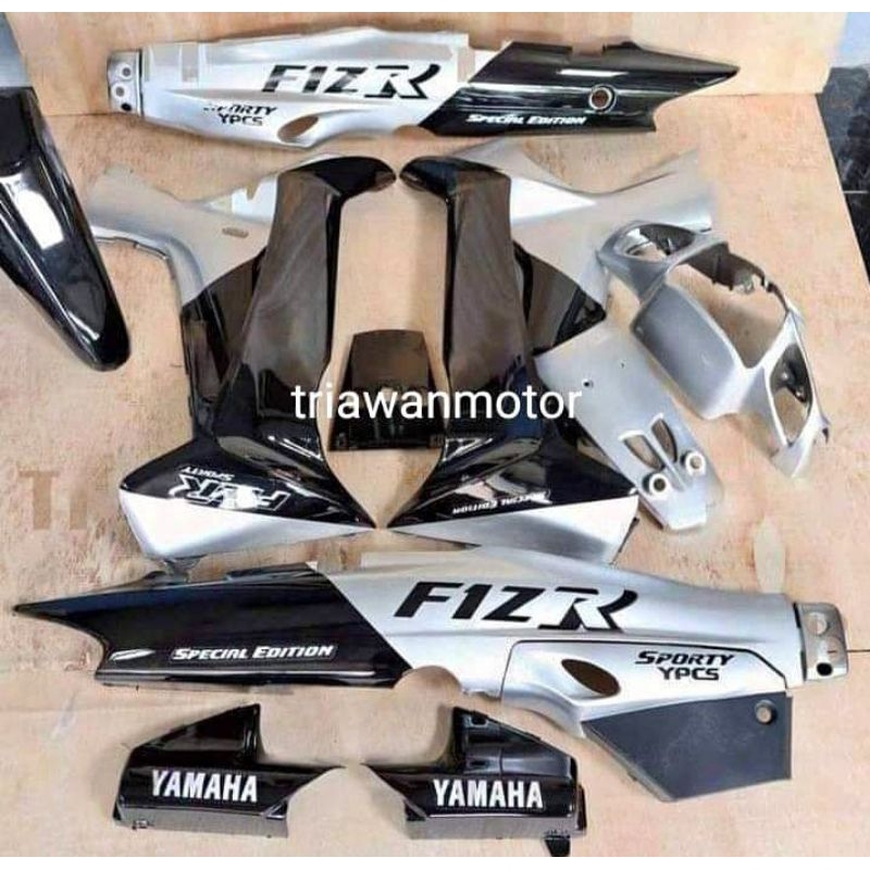 Body Fizr F1zr Hitam Silver Full Set Halus Yamaha Fizr F1zr Hitam Silver Marlboro Cover Body Halus F