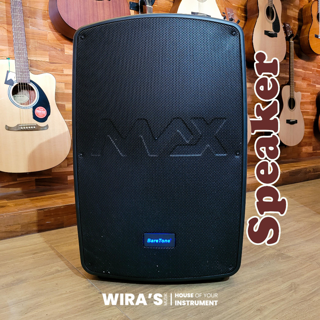 SPEAKER PORTABLE BARETONE MAX15NB 800W