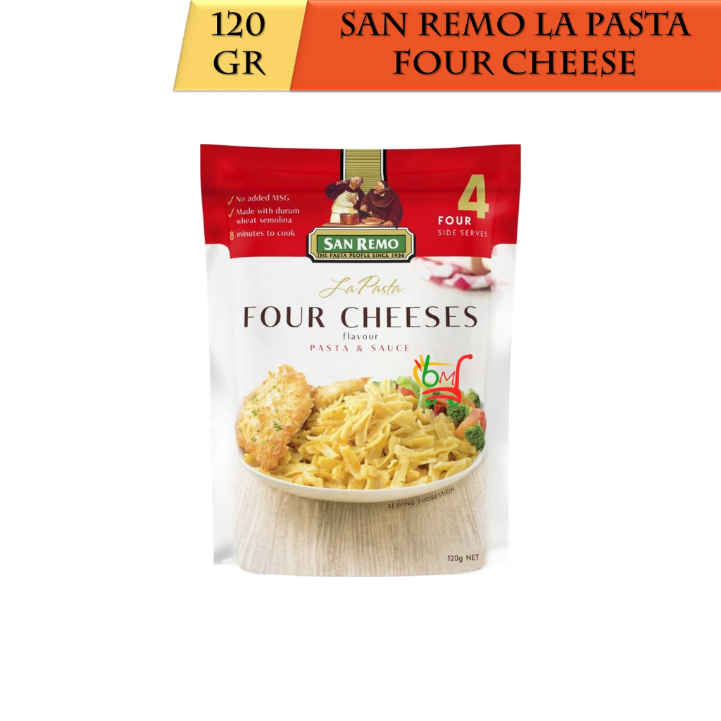

San Remo Four Cheeses Pasta Instan Praktis dan Lezat dari Australia