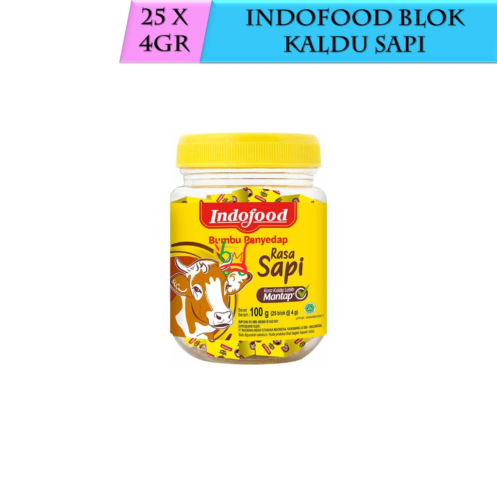 

Indofood Kaldu Blok Sapi Bumbu Kaldu untuk Masakan yang Lebih Lezat