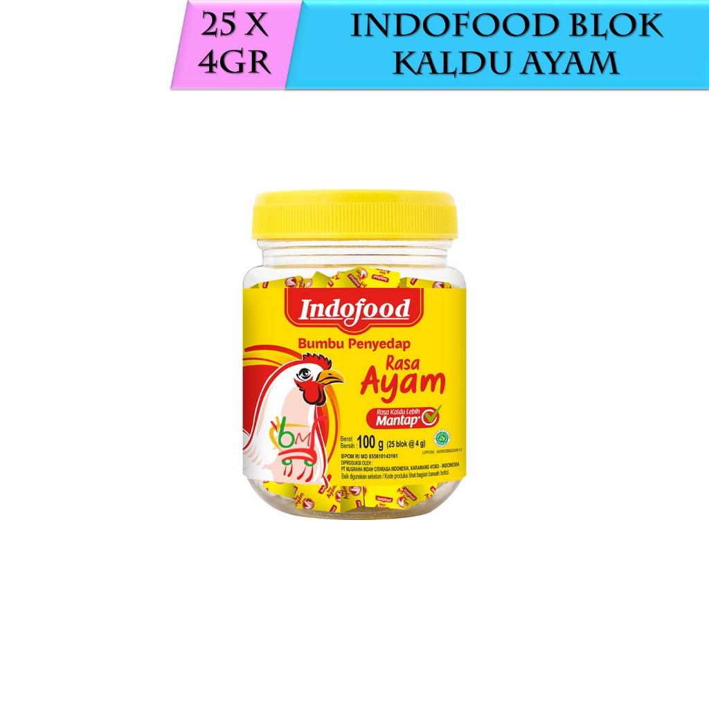 

Indofood Kaldu Blok Ayam Bumbu Kaldu untuk Masakan yang Lebih Lezat