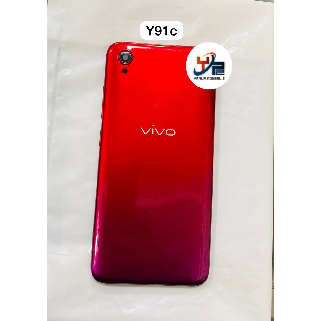 back door tutup belakang casing black cover vivo Y91C/Y91i