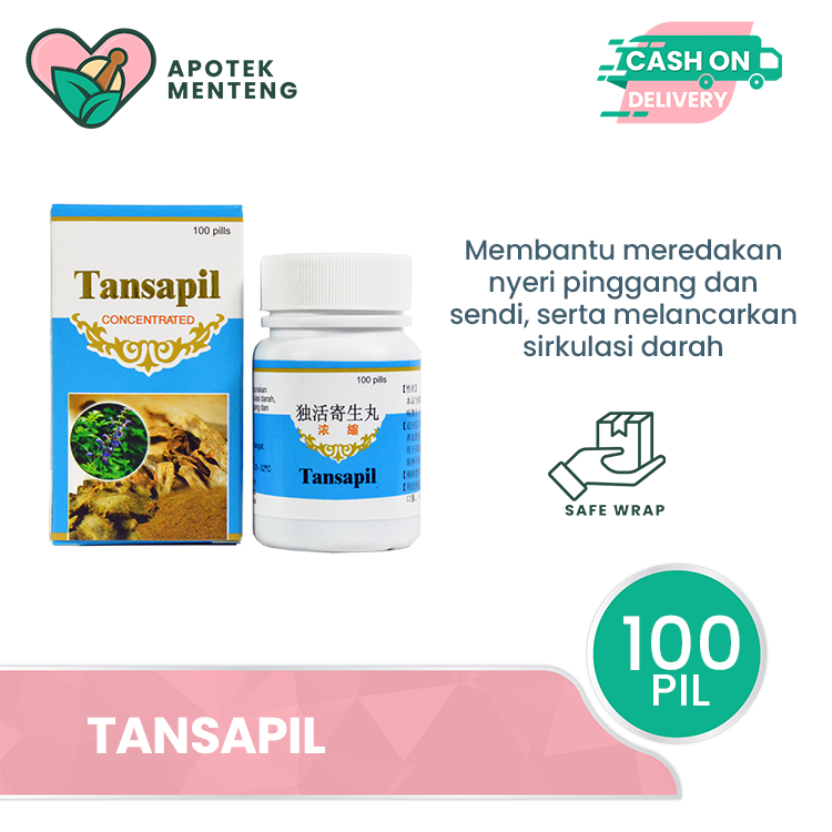Tansapil - Obat Nyeri Sendi, Lutut, Pinggang, Otot Kaku dan Pegal Linu