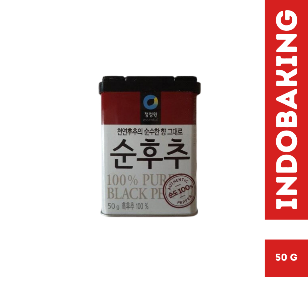 

Daesang Chung Jung One Pure Black Pepper Lada Hitam Korea Asli 50g
