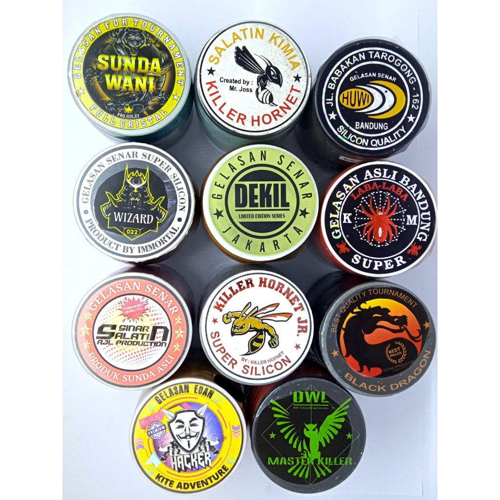 GELASAN LAYANGAN SUPER TAJAM GELASAN TURNAMEN gelasan senar silicon super dekil kiler horrnet salati