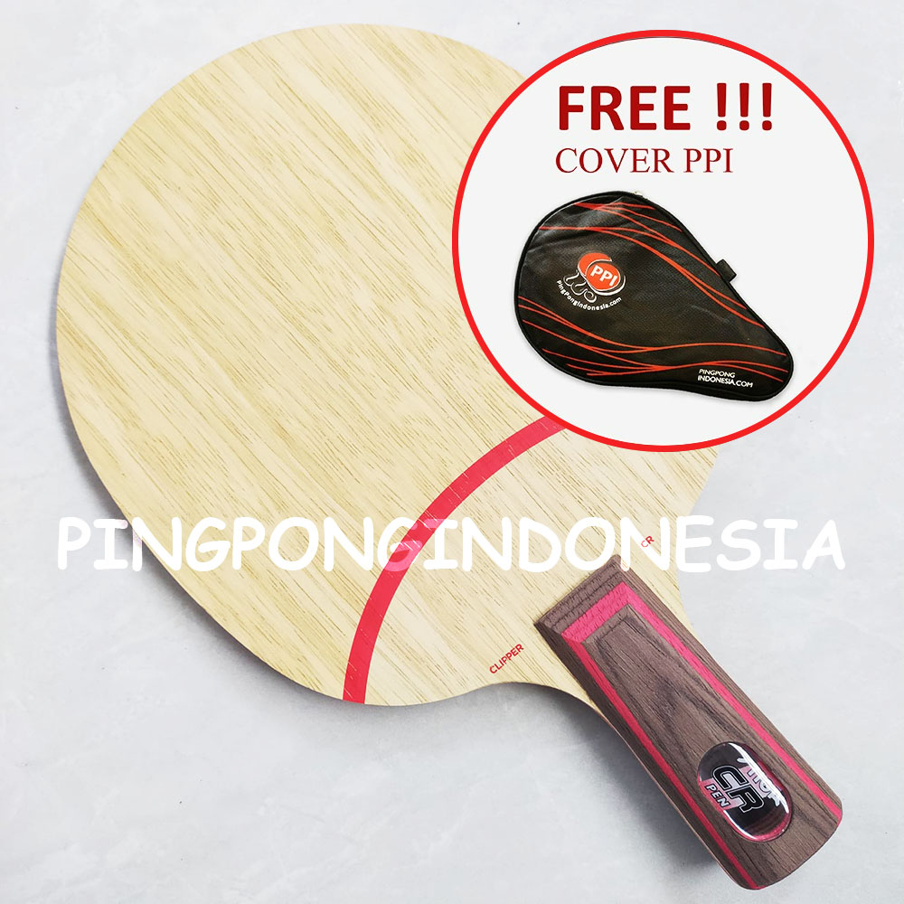 Stiga Clipper CR WRB JTTAA Penhold - Blade Kayu Pingpong Tenis Meja Bat Bet Offensive Tenismeja