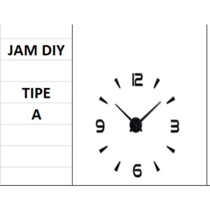 JAM DINDING MINI DEKORASI mini