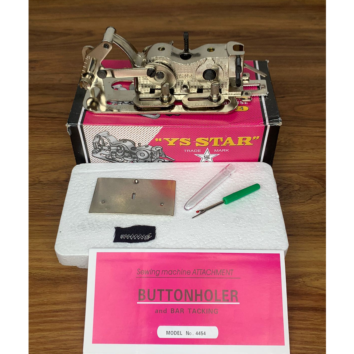 Alat Lubang Kancing YS STAR YS-4454 - Mesin Jahit Tradisional (Dus Pink Hitam)