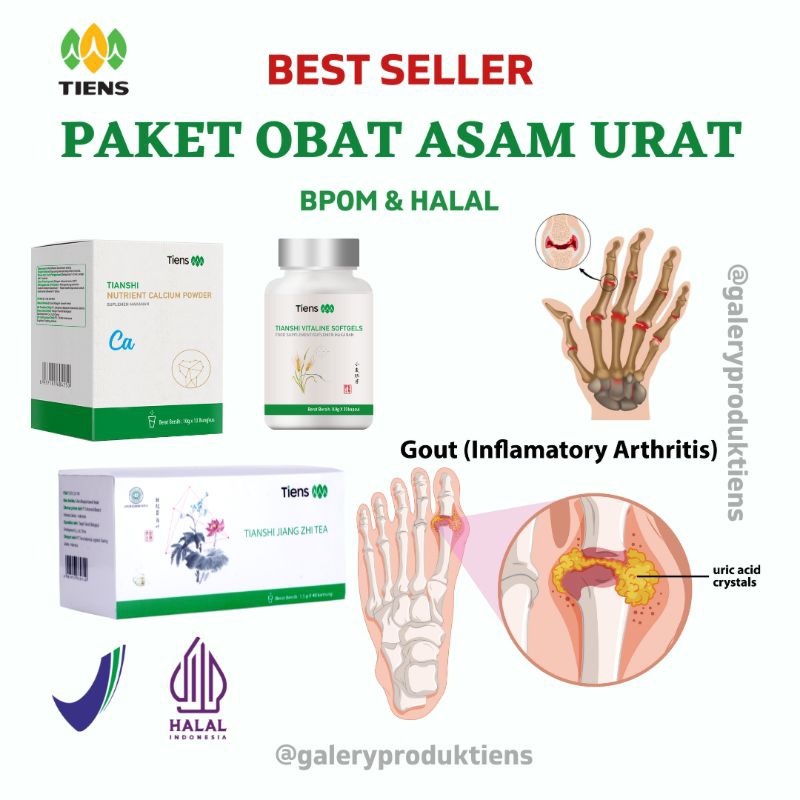 Paket Asam Urat Tiens Teh Jiang Zhi Tea