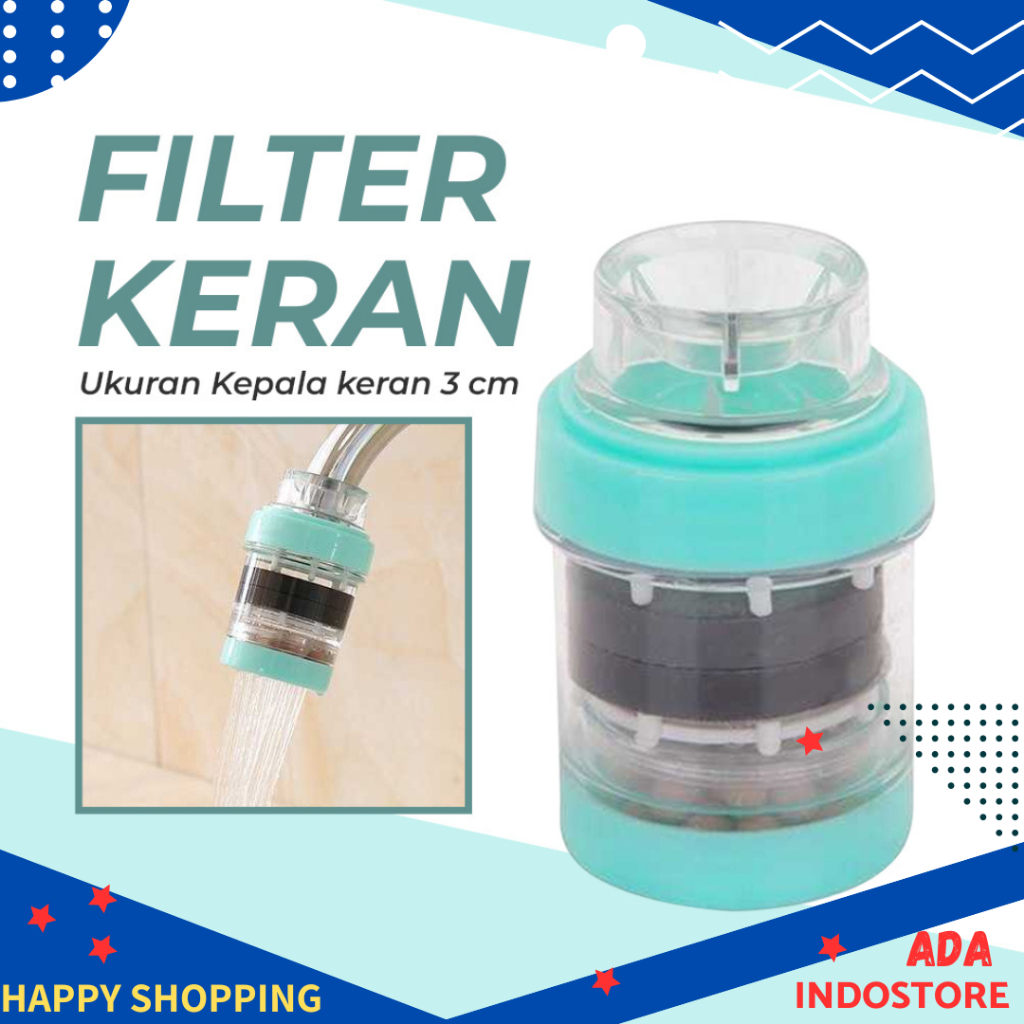 Saringan Penyaring Air Keran -  Filter Keran Air 3 cm
