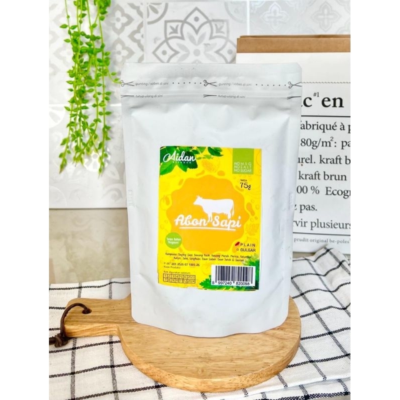 

Abon Sapi Premium Homemade Non MSG 100% full daging