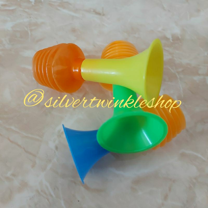 Mainan edukasi anak terompet trompet bunyi alat musik music pet cit tiup meniup alat terapi wicara p