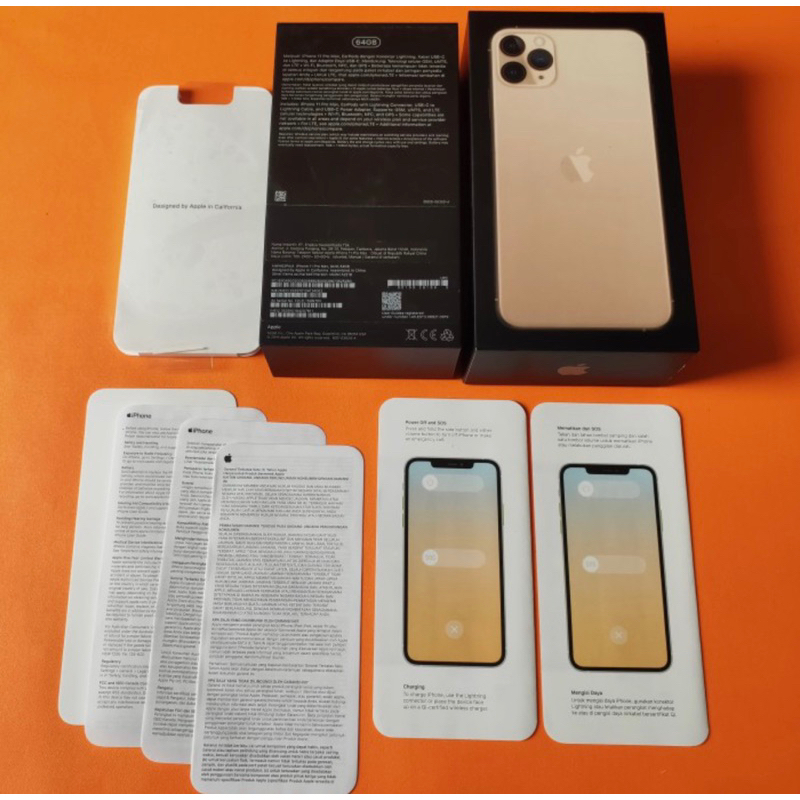 Dus Box iPhone 11 Pro Max 64GB Gold iBox Original Copotan 100%