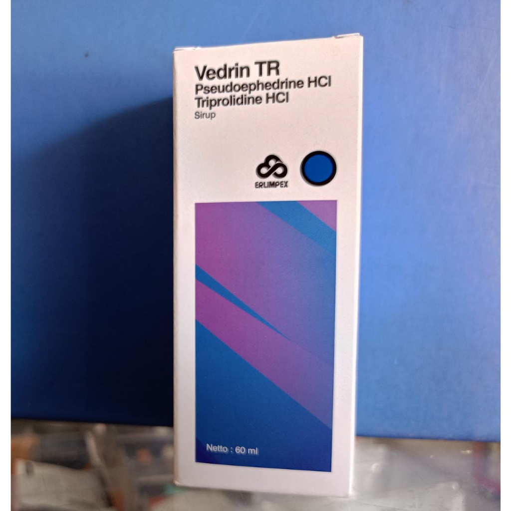 Vedrin TR Pseudoephedrine HCL Sirup