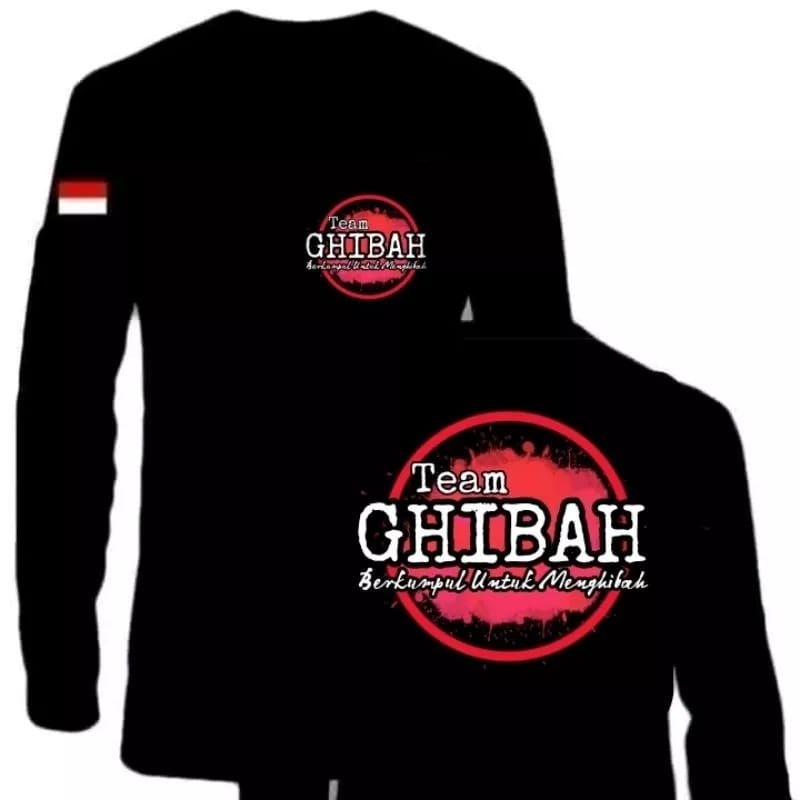 KAOS LENGAN PANJANG TEAM GHIBAH//KAOS VIRAL