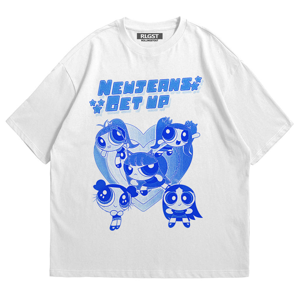 T-SHIRT | New Jeans The PowerPuff Girl | ROLLINGSTOUT | KAOS BAND METAL ROCK
