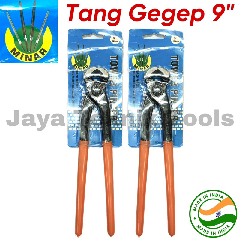 Tang Gegep 9 inch Minar India Tower Pincer Plier Potong Kakatua