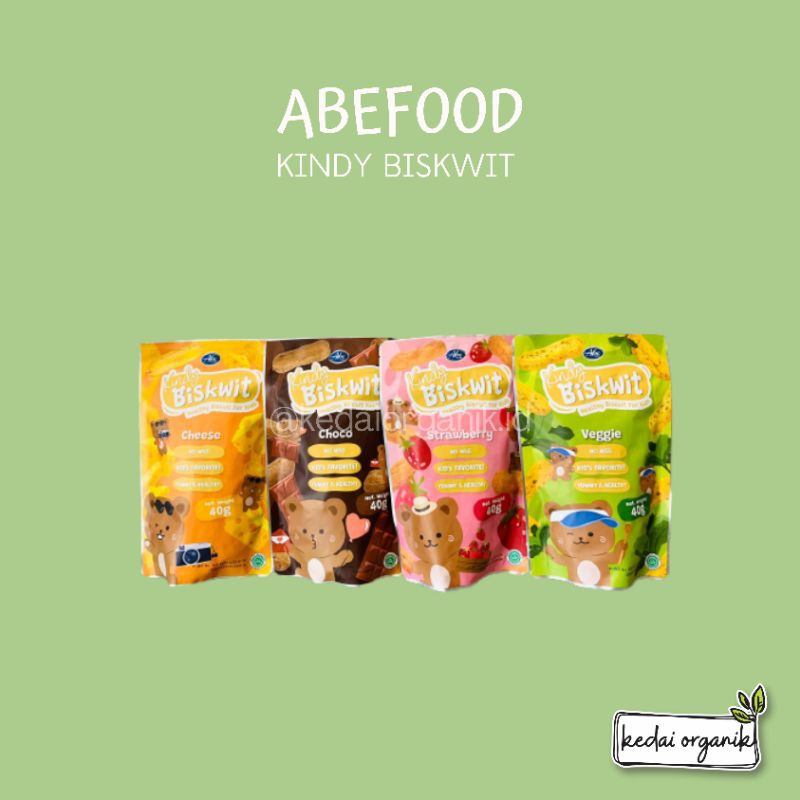 

ABE FOOD Kindy Biskwit 40gr