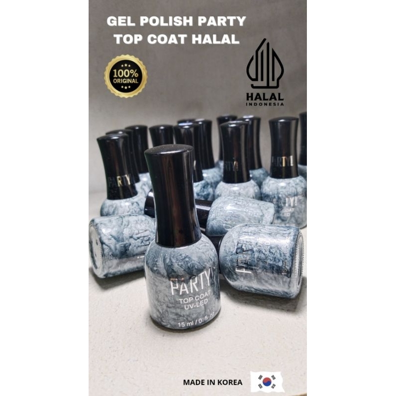 Gel Polish Party - Topcoat HALAL