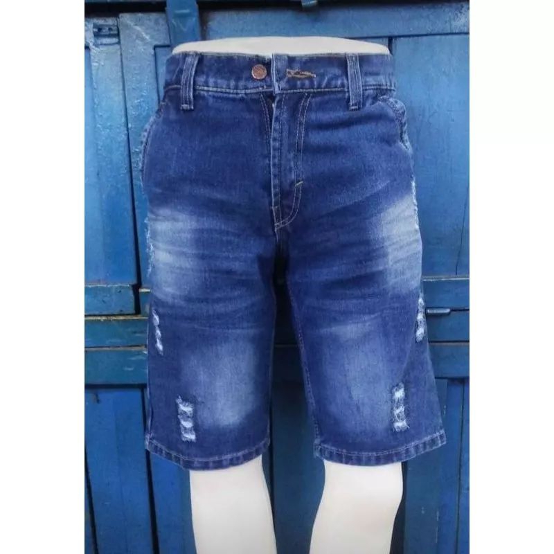 JEANS PENDEK SOBEK RIPPED JEANS KOYAK