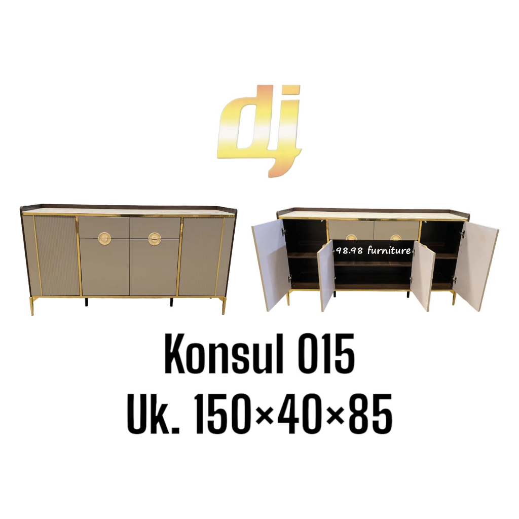 NEW - Buffet Konsul Import -  Buffet Meja Terbaik - Medan