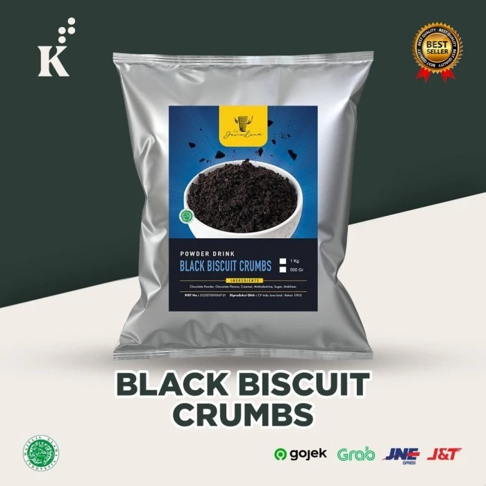 

Topping Black Biscuit Crumbs 1 kg - Javaland