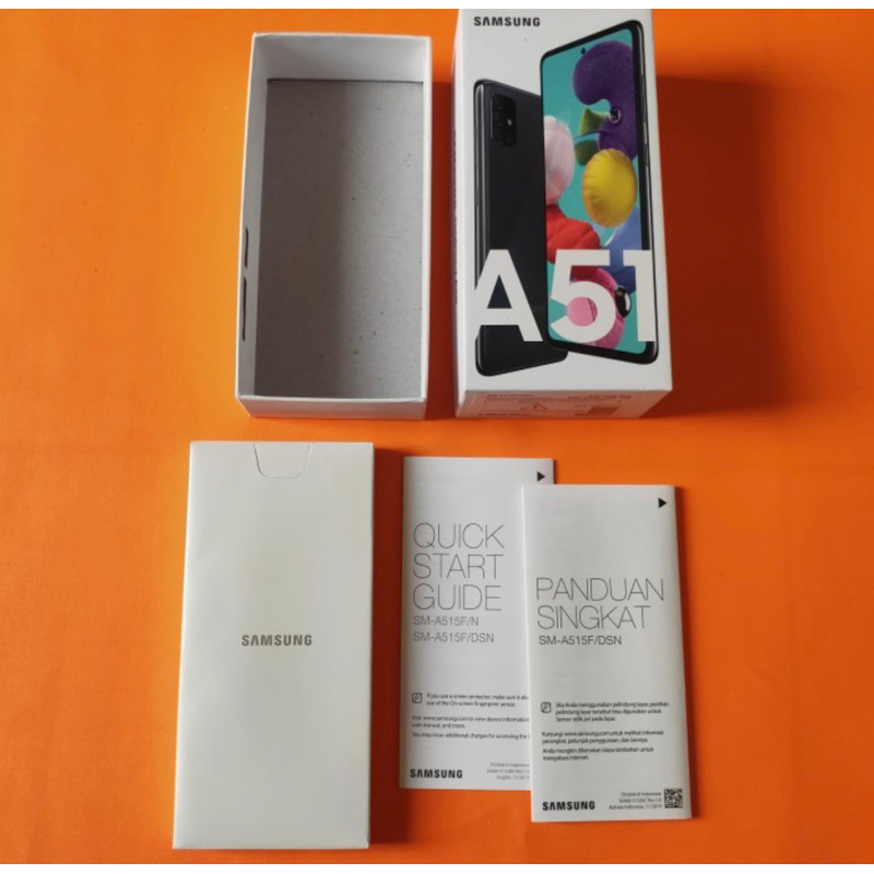 Dus Box Samsung Galaxy A51 Black Resmi Sein Original Copotan 100%