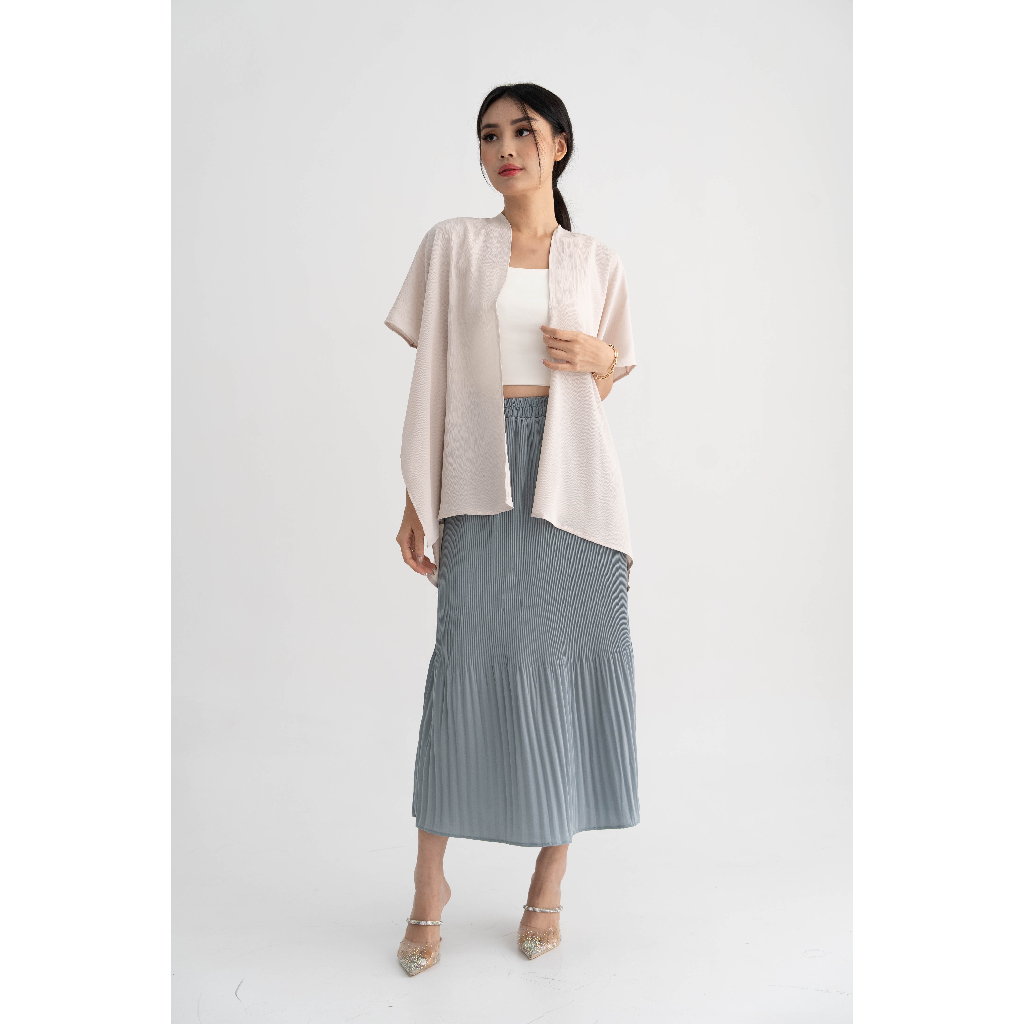 IWEARGRACIE - NAMI SKIRT / ROK PLEATS / ROK MIDI WANITA / ROK HIGHWAIST