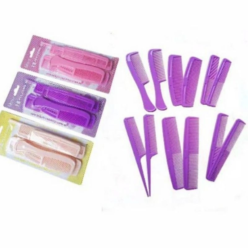 SISIR SET 12PCS SISIR STYLING 12 JENIS SISIR