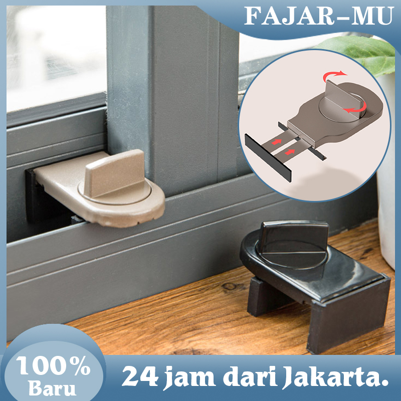 Kunci Pengaman Pintu Kunci Jendela Sliding Baby Safety Lock kunci jendela minimalis