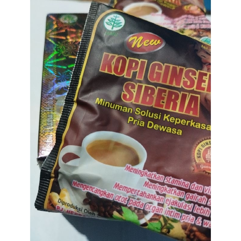 

[ECERAN] Kopi Ginseng Siberia Original 1 Sachet