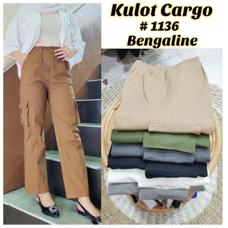 CELANA CARGO VIRAL PANJANG WANITA BENGALINE JUMBO