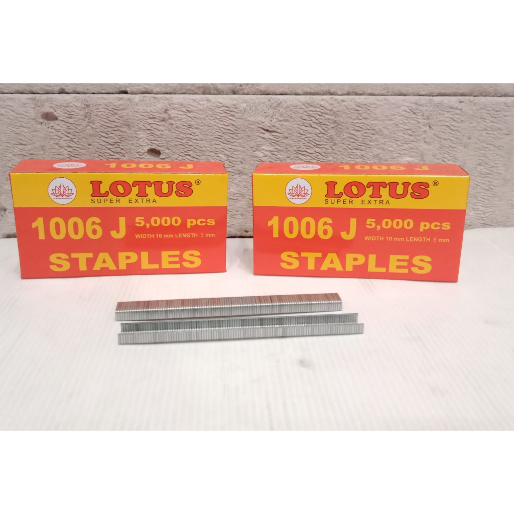 

ISI STAPLES STEPLES TEMBAK LOTUS 1006J-M ISI GUN TACKER 6M