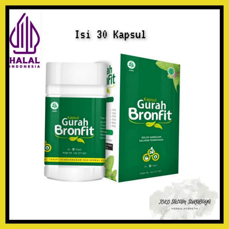 Gurah Bronfit 30 Kapsul Gurah Bronfit Naturafit - BPOM