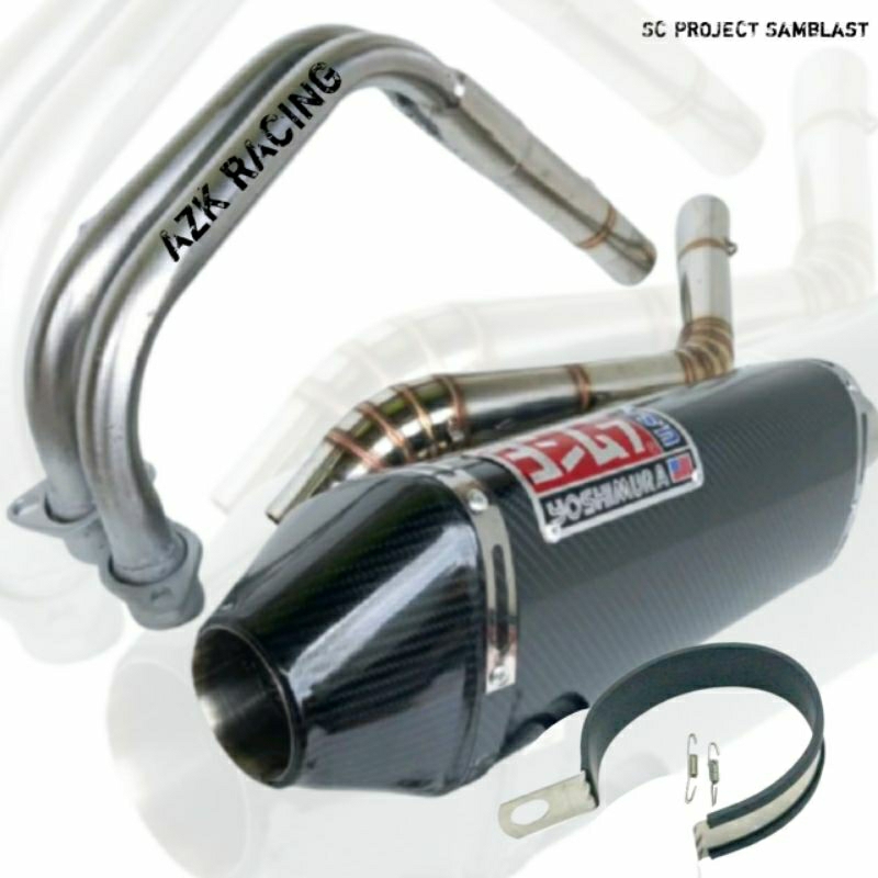 Knalpot Racing YOSHIMURA U.S.A R25 - Z250 - MT25 - CBR250RR - NINJA 250 CARBU - NINJA 250 FI Full Sy