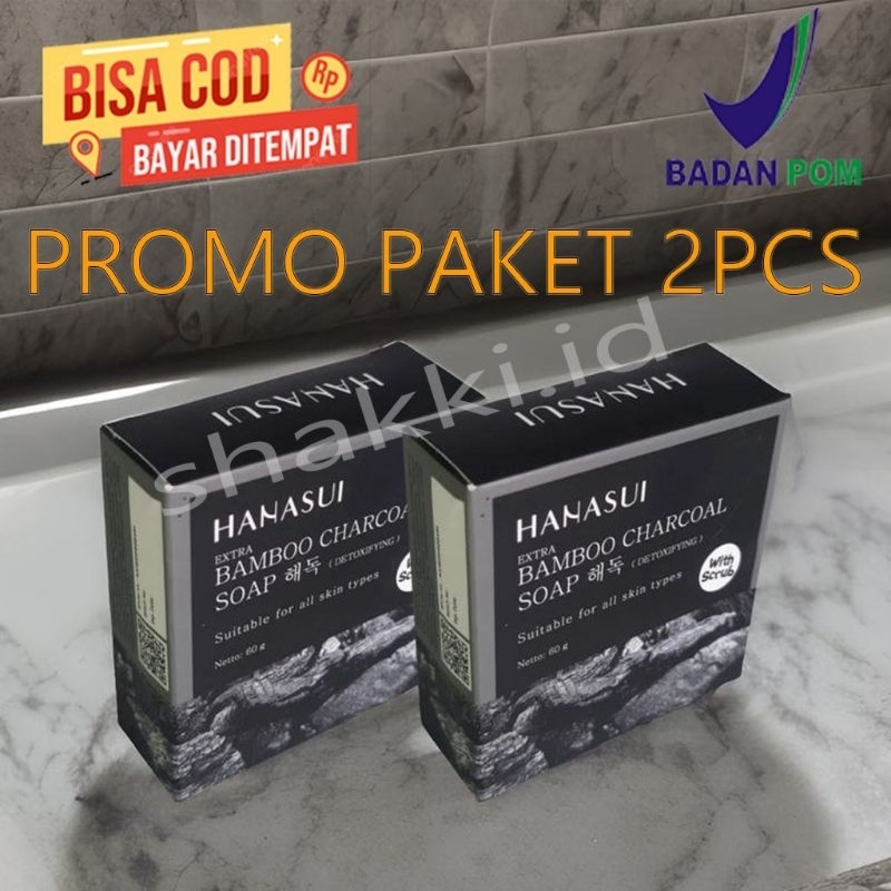 PROMO PAKET 2 PCS sabun pencerah wajah pria / sabun penghilang flek / sabun pemutih wajah / sabun ha