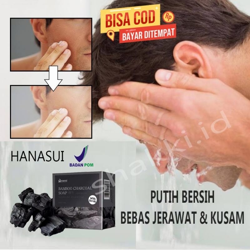 Sabun pembersih wajah pria/ sabun pembersih wajah pria kusam / sabun pencerah pria wanita sabun
