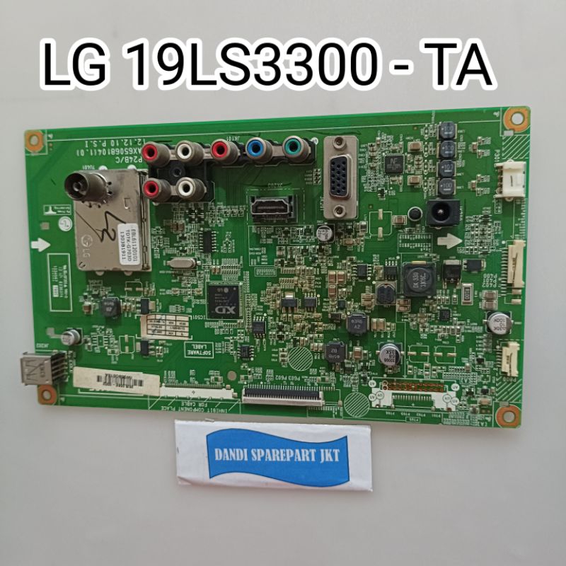 MB led tv LG 19LS3300 - mainboard tv - mesin tv led