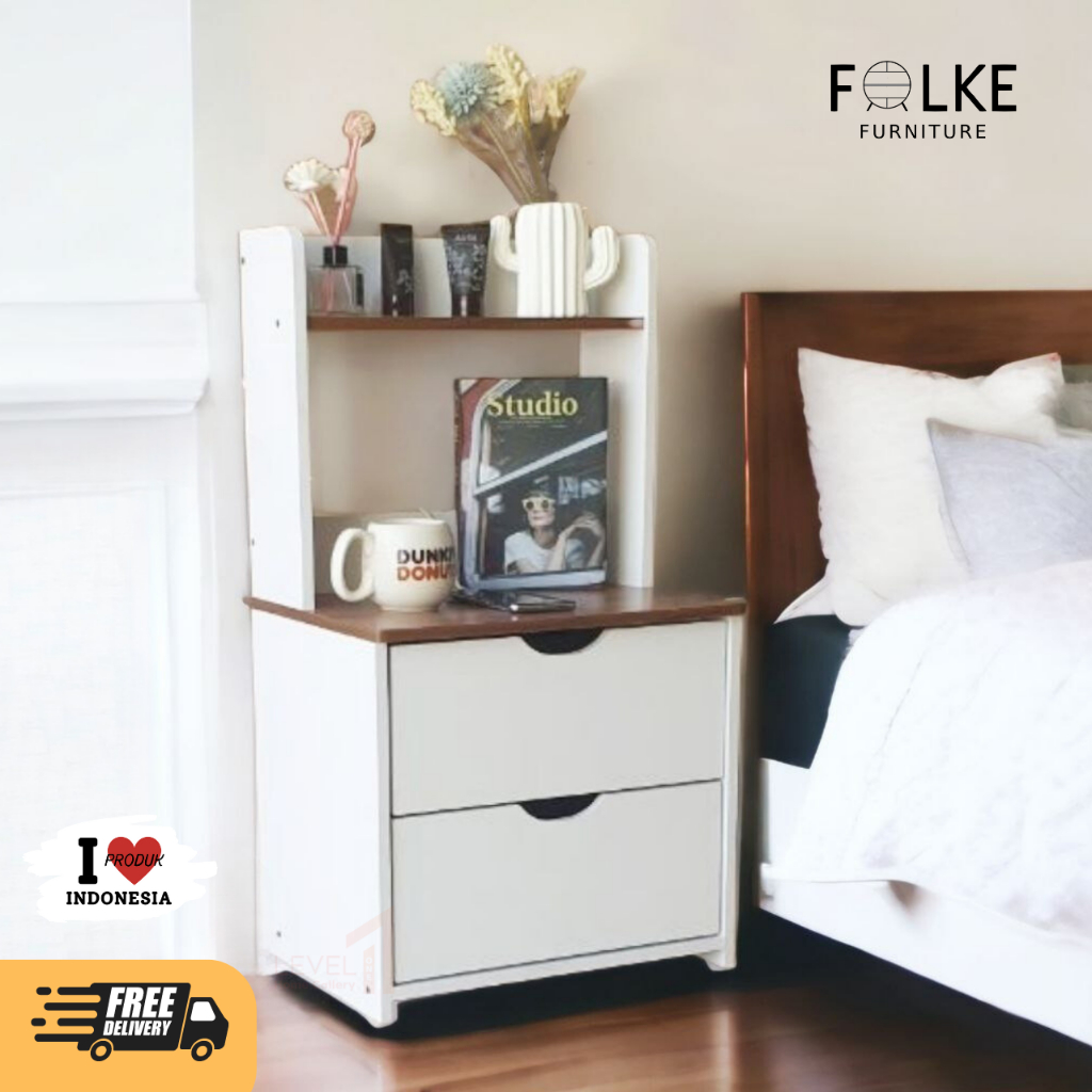 Clayton Meja Nakas | BedSide Table  Meja Lesehan Serbaguna  Meja Samping Tempat Tidur Minimalis Sudu