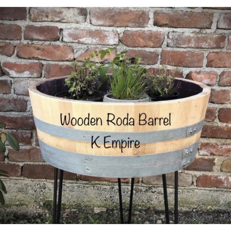 Pot Tanaman Unik / Pot Ember Kayu