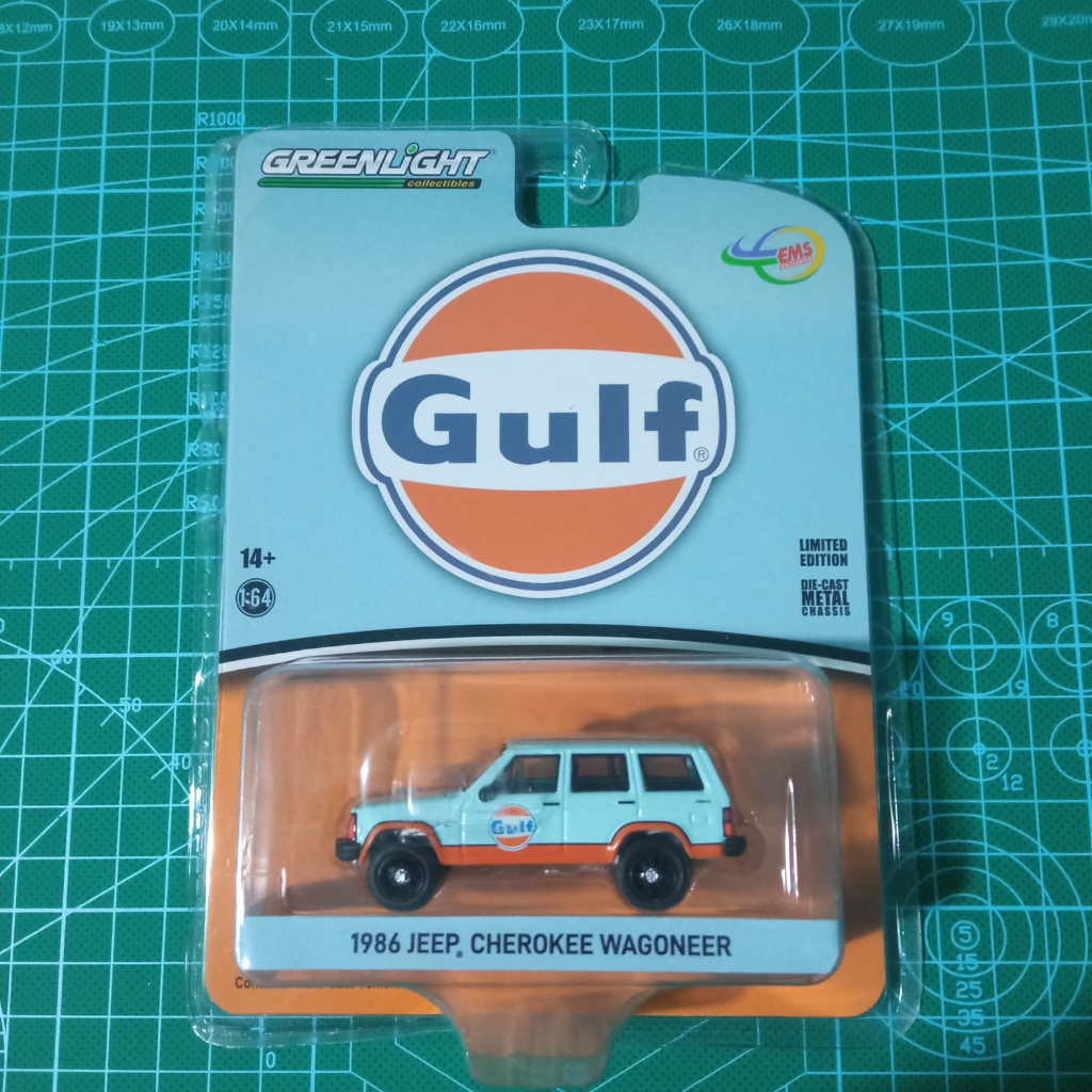 GREENLIGHT 1986 Jeep Cherokee Wagoneer Gulf