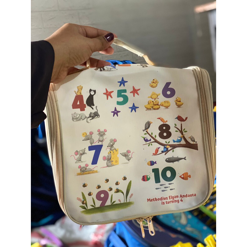 tas ultah custom anak model full resleting