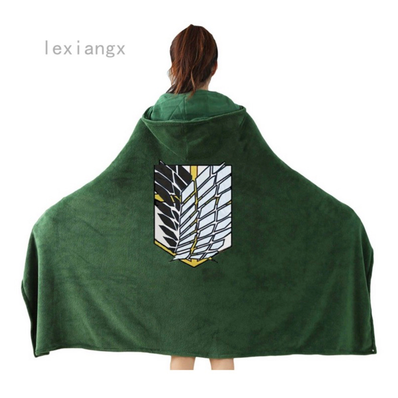 (Pre Loved) Jubah selimut Attack on Titan