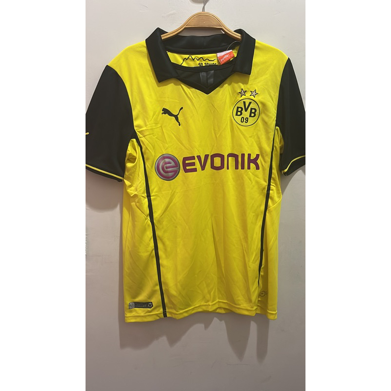 retro grade ori dortmund home baju bola 2012 jersey dortmund home 2012