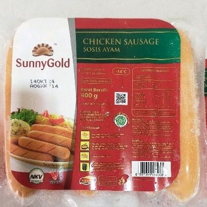 

Sunny Gold Sosis Ayam 400gr / Sunny Gold Chicken Sausage