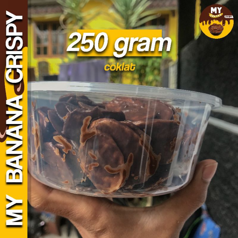 

keripik pisang coklat crispy