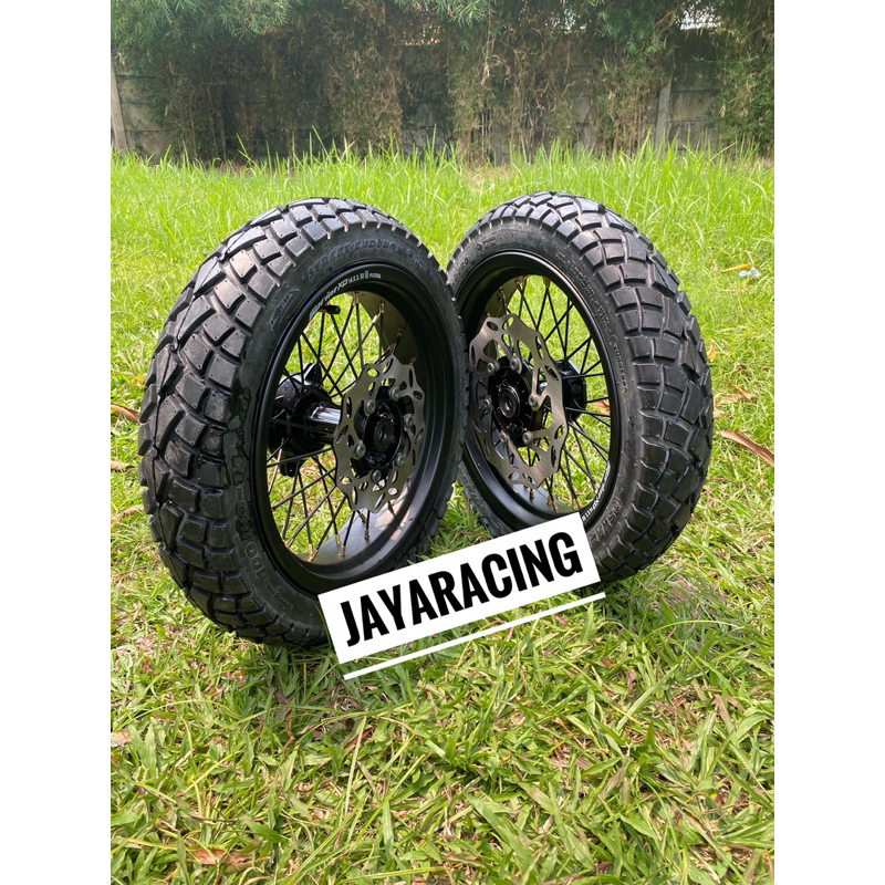 velg supermoto mini ring 14 350 300 plus ban Wr 155 Klx 150 Dtracker 150 Crf 150 Klx 150
