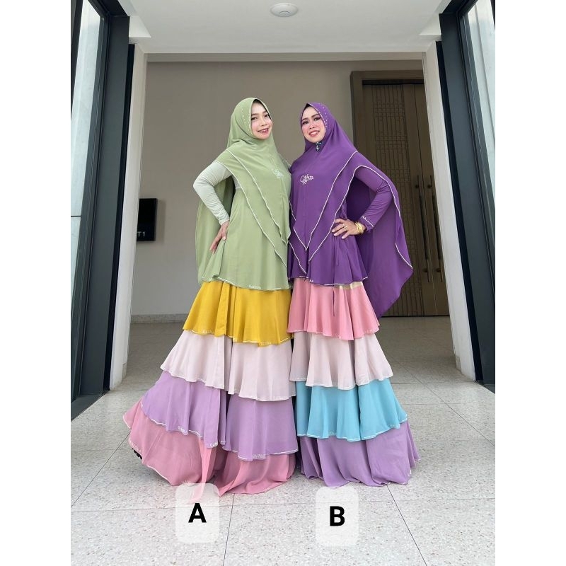 Hikari Series Warna | Qaireena Hijab | Gamis