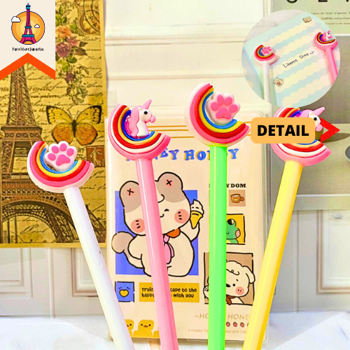 

Pulpen Gel Rainbow Pelangi Bird Unicorn Cat Cloud Funny Fancy Stuff Best Gift Stationery For School Alat Tulis Kantor Sekolah Ready Grosir Kado Ulang Tahun READY COD